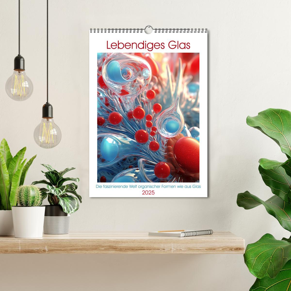 Bild: 9783435870516 | Lebendigs Glas (Wandkalender 2025 DIN A3 hoch), CALVENDO...