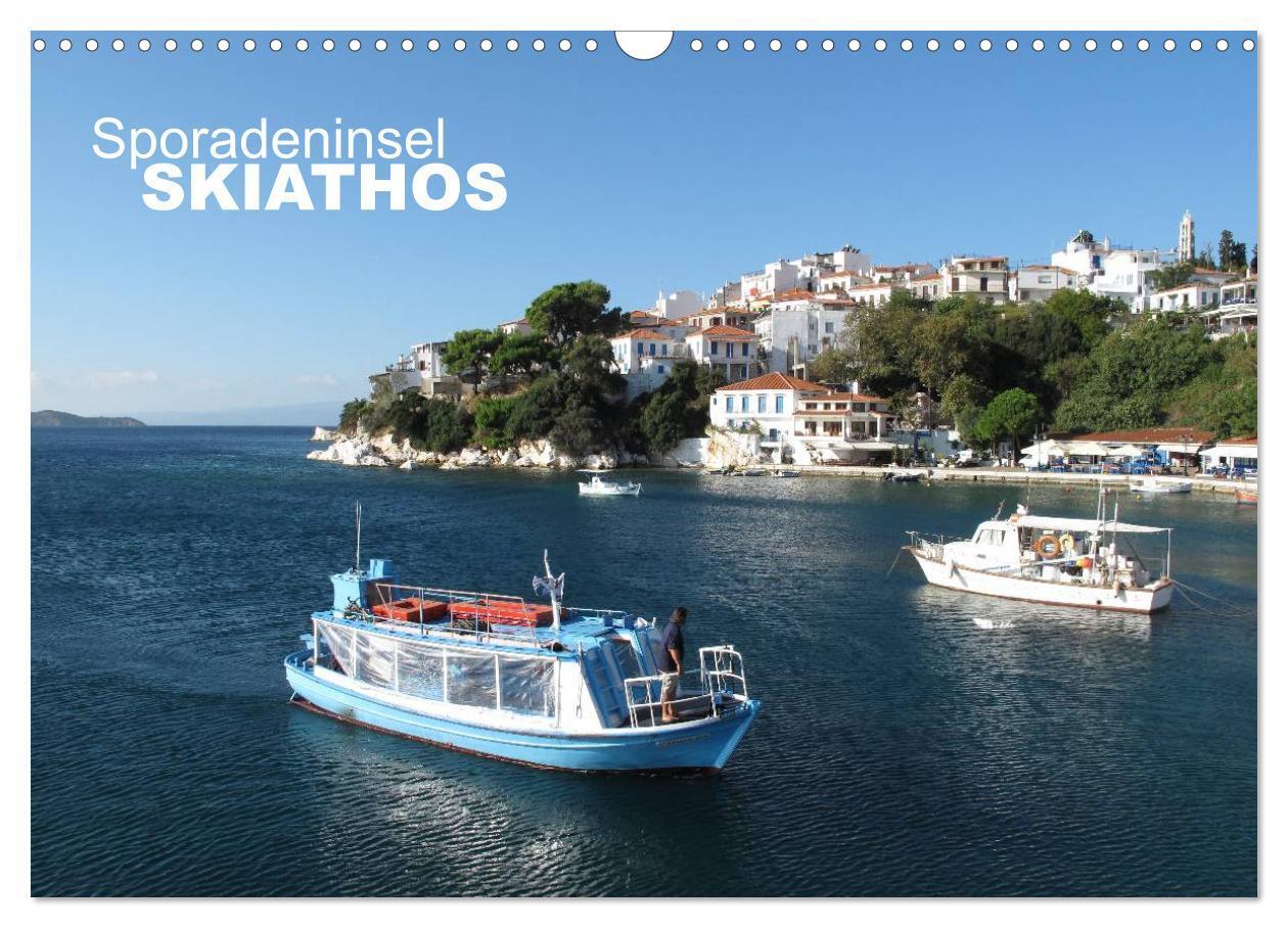 Cover: 9783435501526 | Sporadeninsel Skiathos (Wandkalender 2025 DIN A3 quer), CALVENDO...