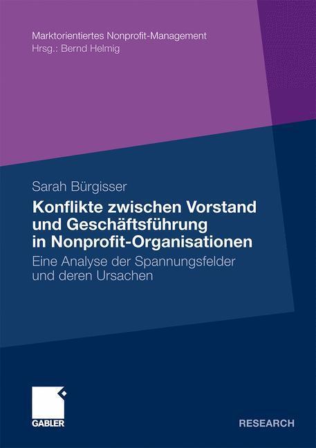 Cover: 9783834933881 | Konflikte zwischen Vorstand und Geschäftsführer in...