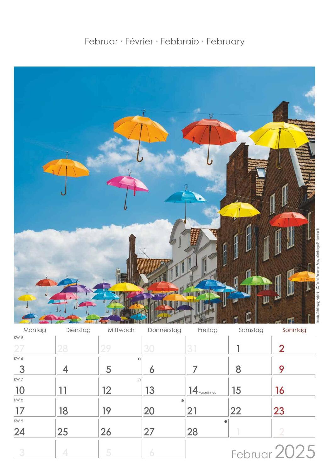 Bild: 4251732341152 | Norddeutschland 2025 - Bild-Kalender 23,7x34 cm - Regional-Kalender...