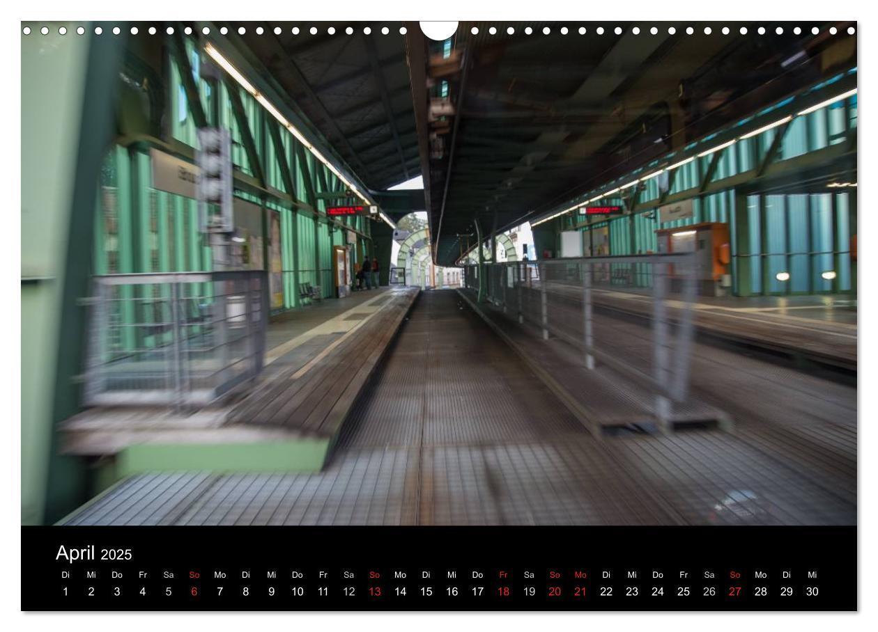 Bild: 9783435527236 | Die Wuppertaler Schwebebahn (Wandkalender 2025 DIN A3 quer),...