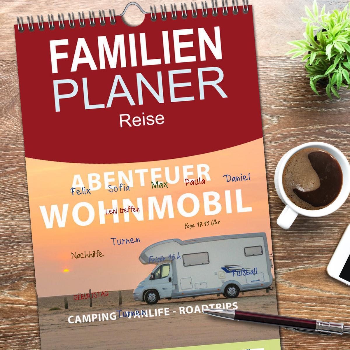 Bild: 9783457095300 | Familienplaner 2025 - Abenteuer Wohnmobil - Camping, Vanlife,...