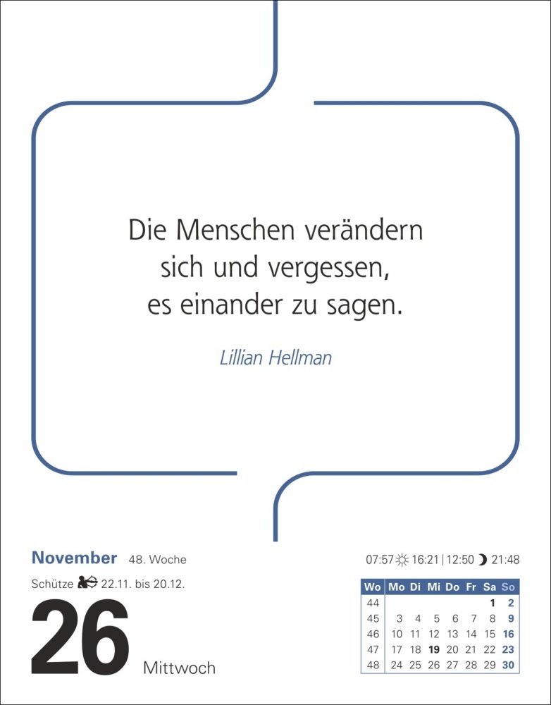 Bild: 9783840033599 | Zitate Tagesabreißkalender 2025 | Berthold Budde | Kalender | Geblockt