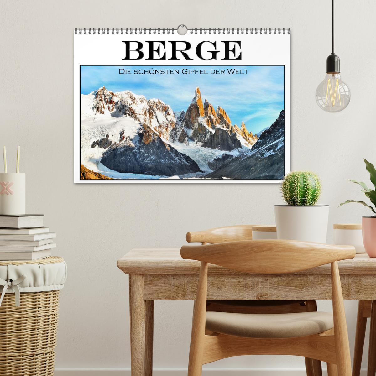 Bild: 9783383869259 | Berge - Die schönsten Gipfel der Welt (Wandkalender 2025 DIN A3...