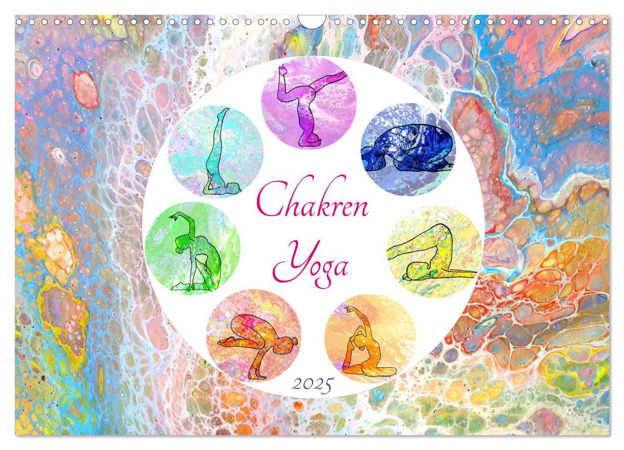 Cover: 9783435117963 | Chakren Yoga (Wandkalender 2025 DIN A3 quer), CALVENDO Monatskalender