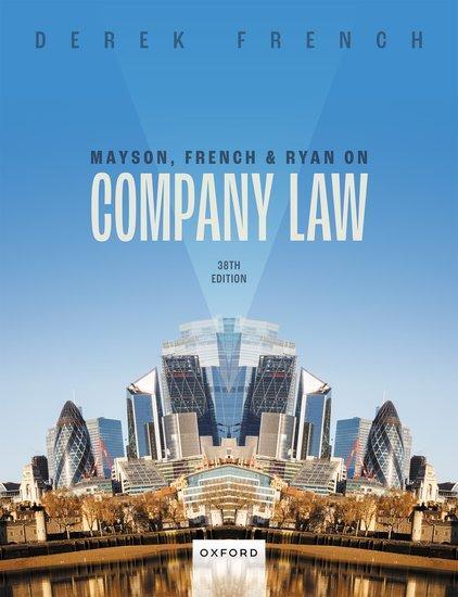 Cover: 9780198874317 | Mayson, French, and Ryan on Company Law | Derek French | Taschenbuch