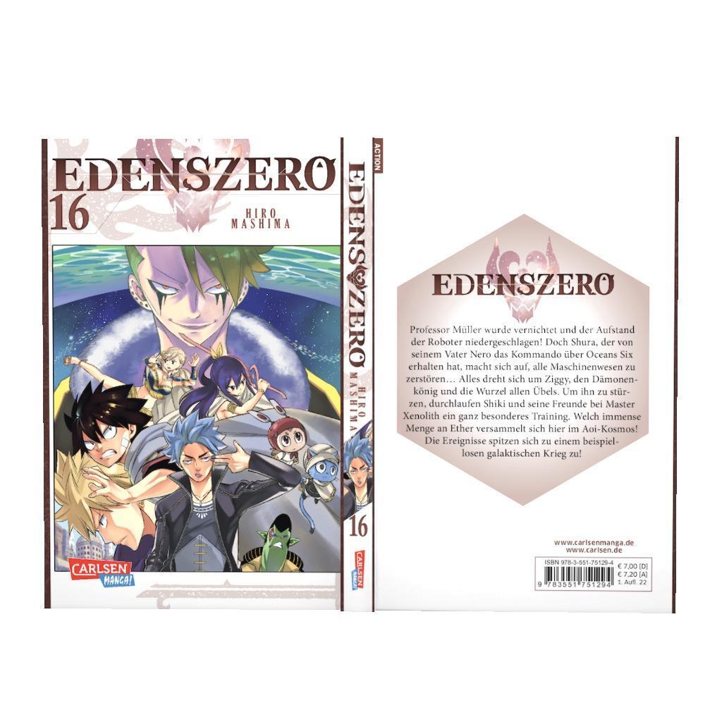 Bild: 9783551751294 | Edens Zero 16 | Hiro Mashima | Taschenbuch | Edens Zero | 192 S.