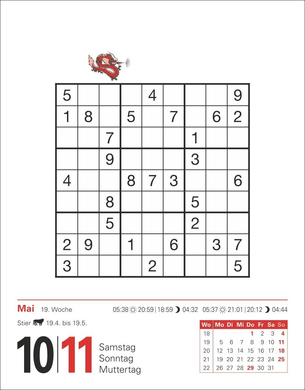 Bild: 9783840033926 | Sudoku Tagesabreißkalender 2025 - Das Kult-Rätsel aus Japan | Krüger