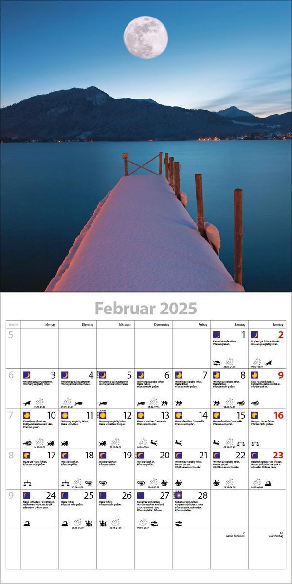 Bild: 9783731875574 | Der große Mondplaner 2025 | Verlag Korsch | Kalender | 13 S. | Deutsch