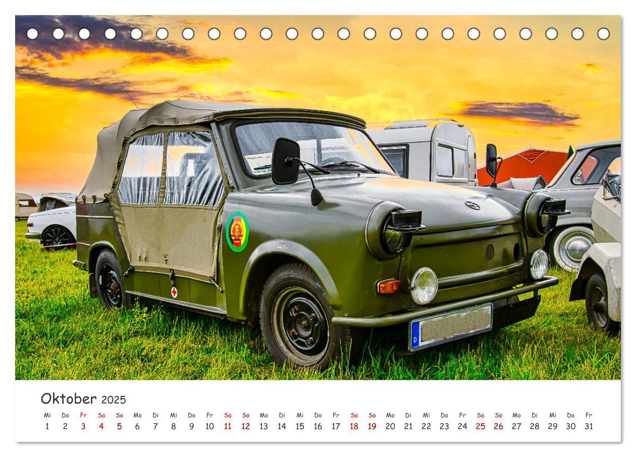 Bild: 9783383964107 | Trabi-Kult (Tischkalender 2025 DIN A5 quer), CALVENDO Monatskalender