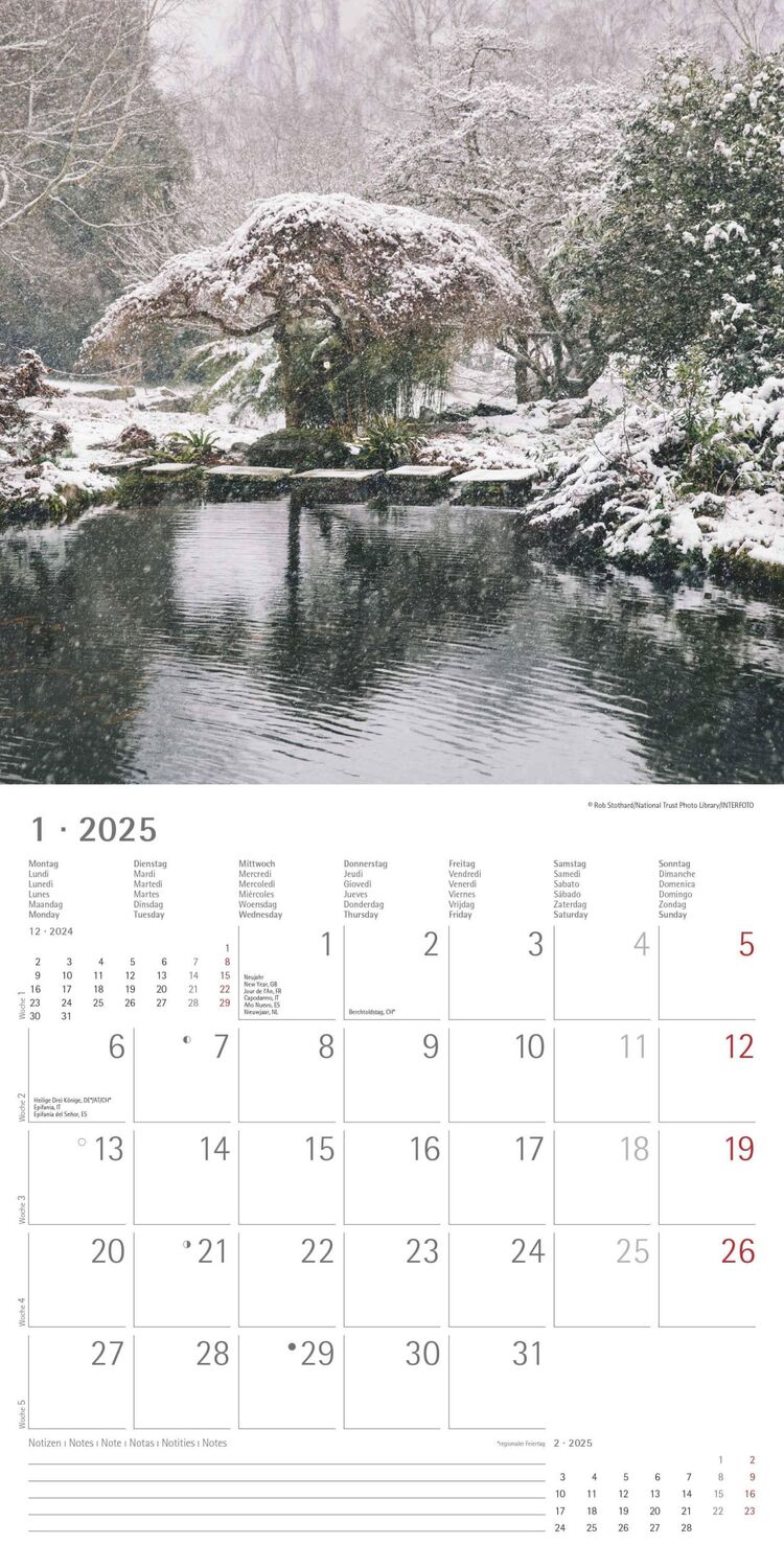 Bild: 4251732340629 | Gartenzauber 2025 - Broschürenkalender 30x30 cm (30x60 geöffnet) -...