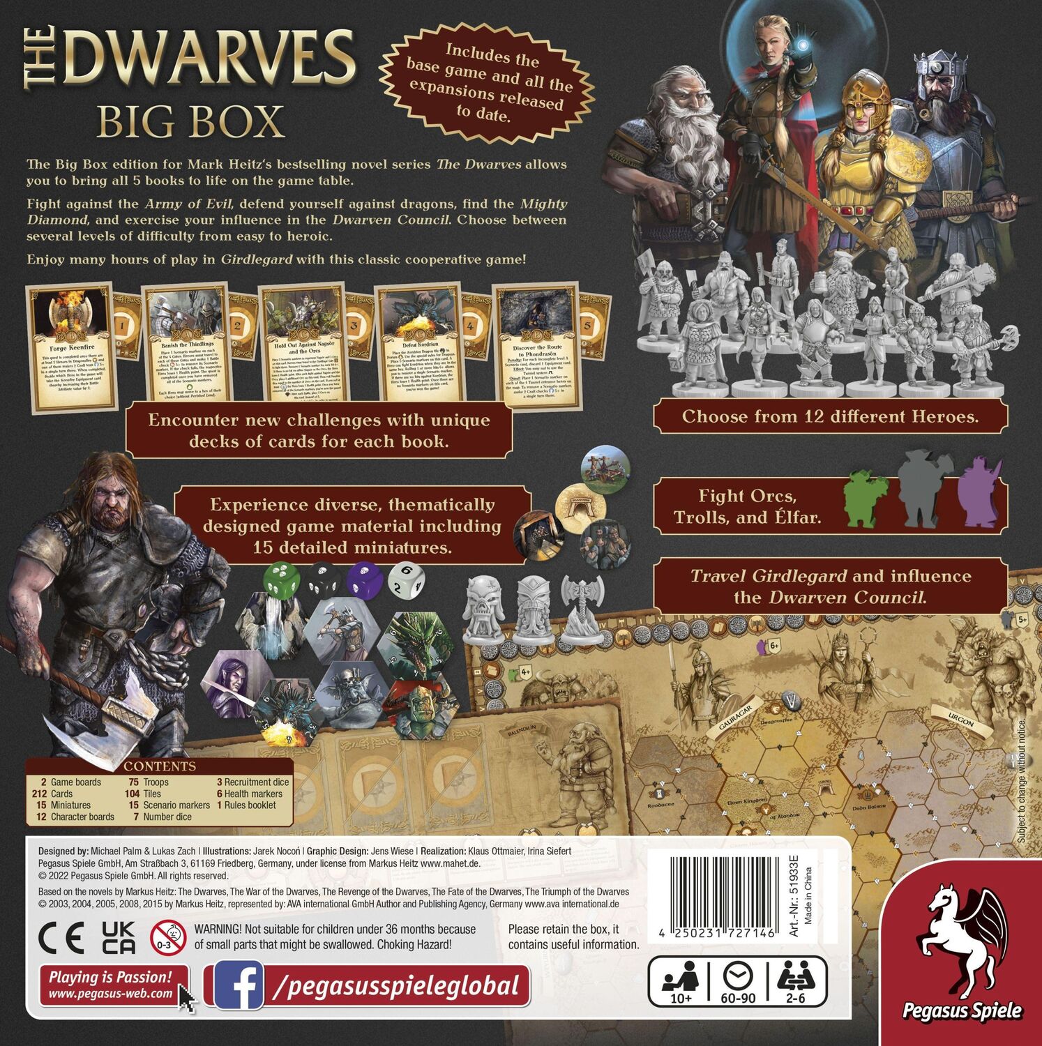 Bild: 4250231727146 | The Dwarves Big Box (English Edition) | Lukas Zach | Spiel | 51933E