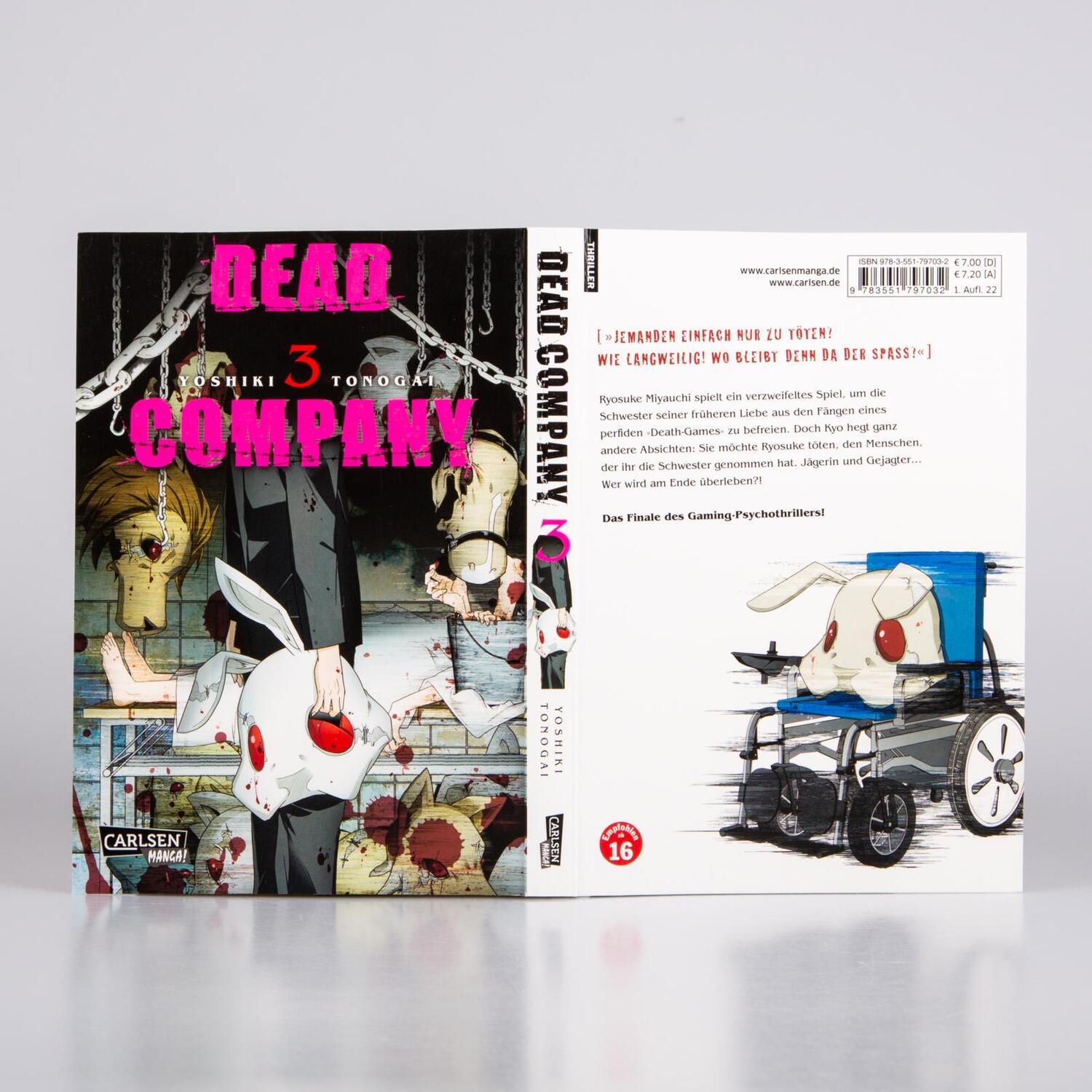 Bild: 9783551797032 | Dead Company 3 | Yoshiki Tonogai | Taschenbuch | Dead Company | 192 S.