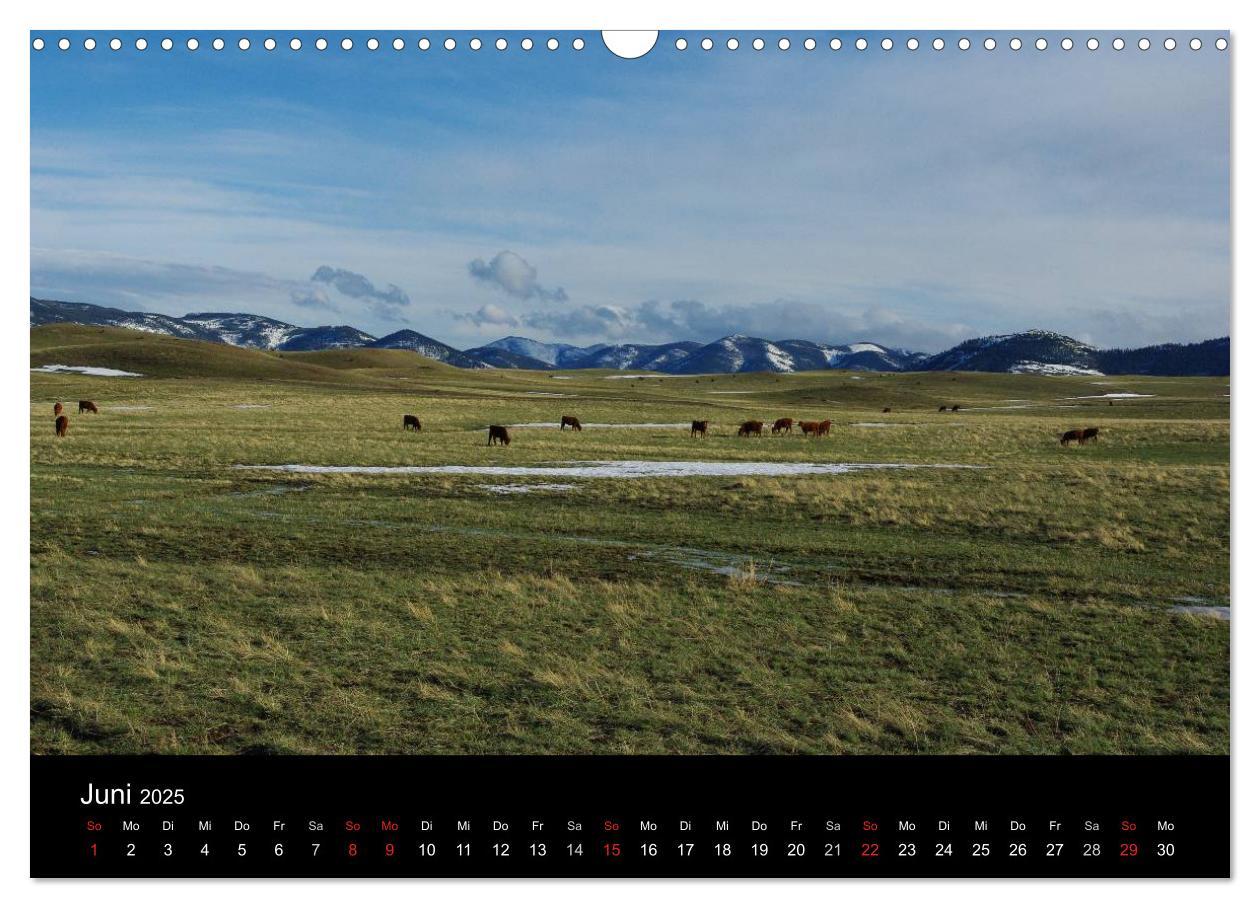 Bild: 9783435824656 | Montana! (Wandkalender 2025 DIN A3 quer), CALVENDO Monatskalender