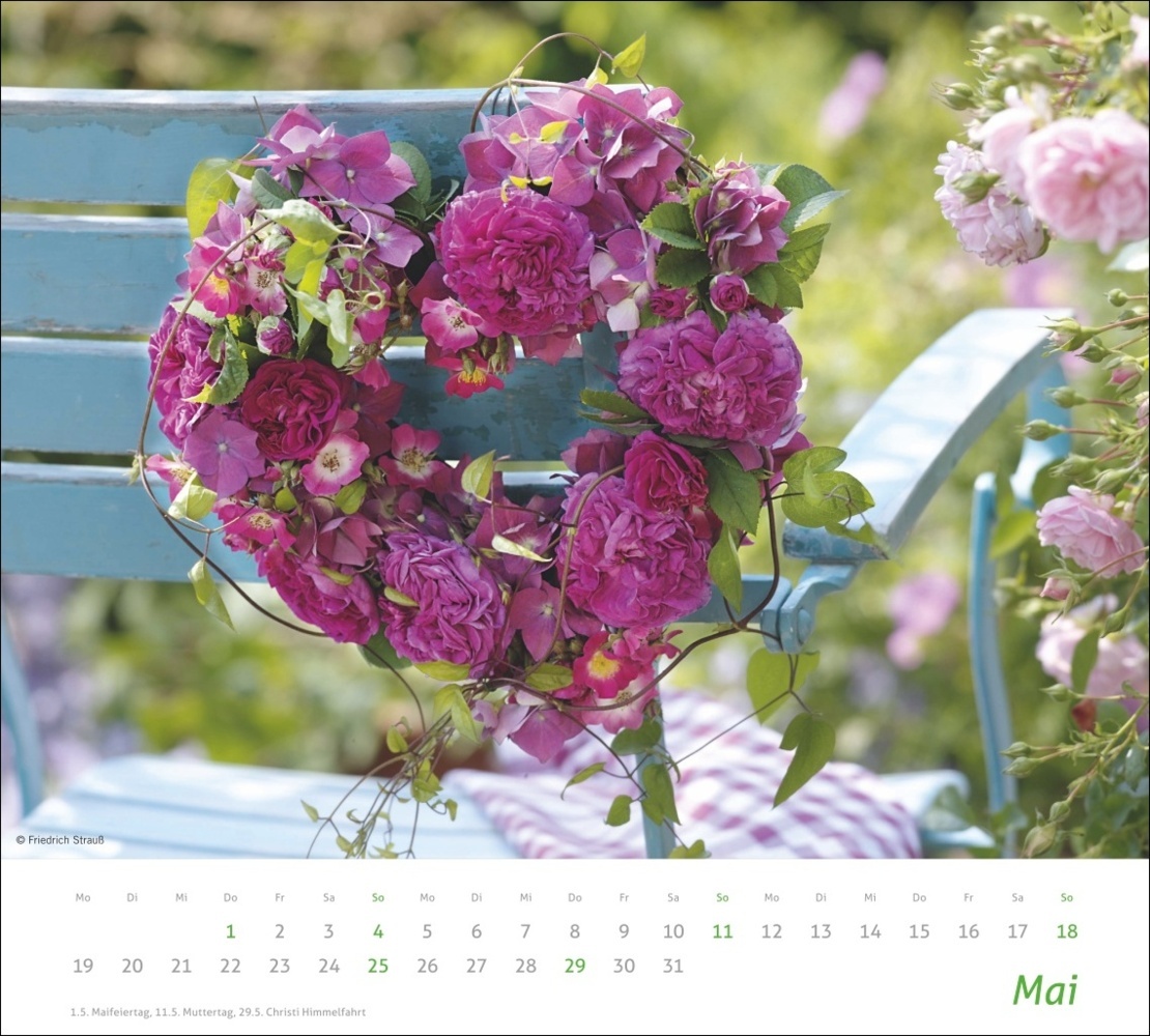 Bild: 9783756406876 | Blumen Bildkalender 2025 | Kalender | Spiralbindung | 14 S. | Deutsch