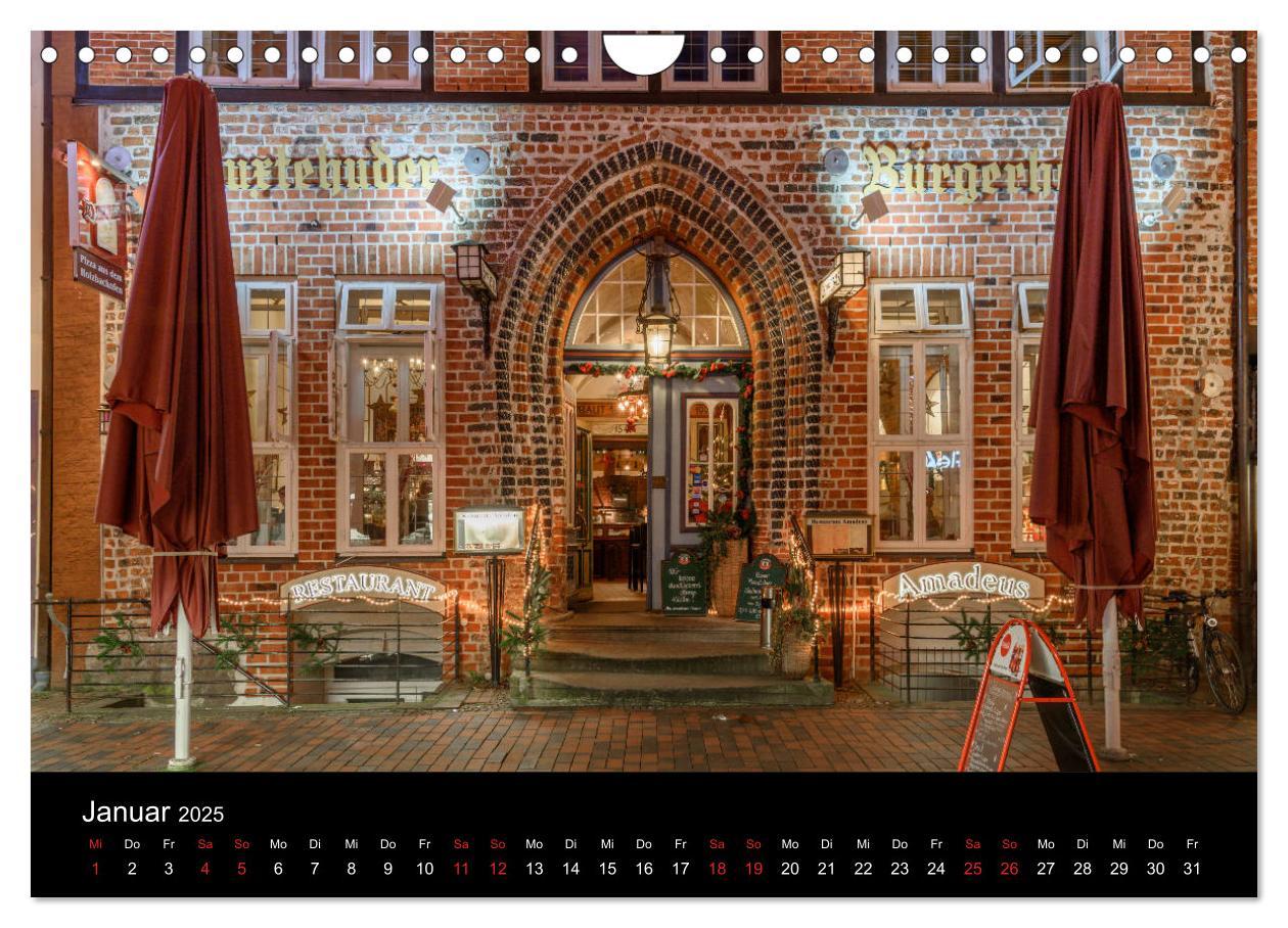 Bild: 9783435414864 | Buxtehude bei Nacht (Wandkalender 2025 DIN A4 quer), CALVENDO...