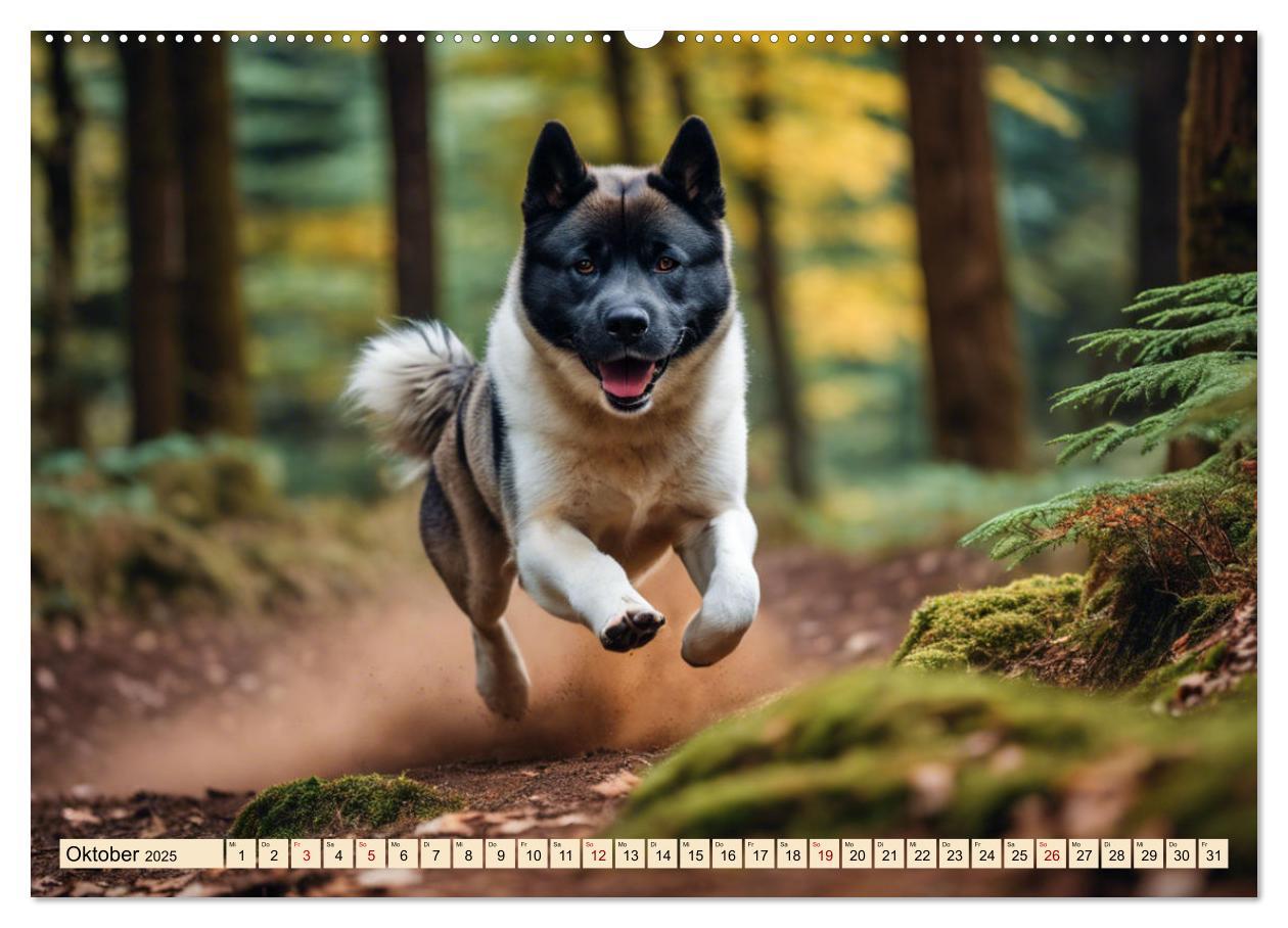 Bild: 9783457071700 | Akita Inu - Inbegriff der Treue (Wandkalender 2025 DIN A2 quer),...