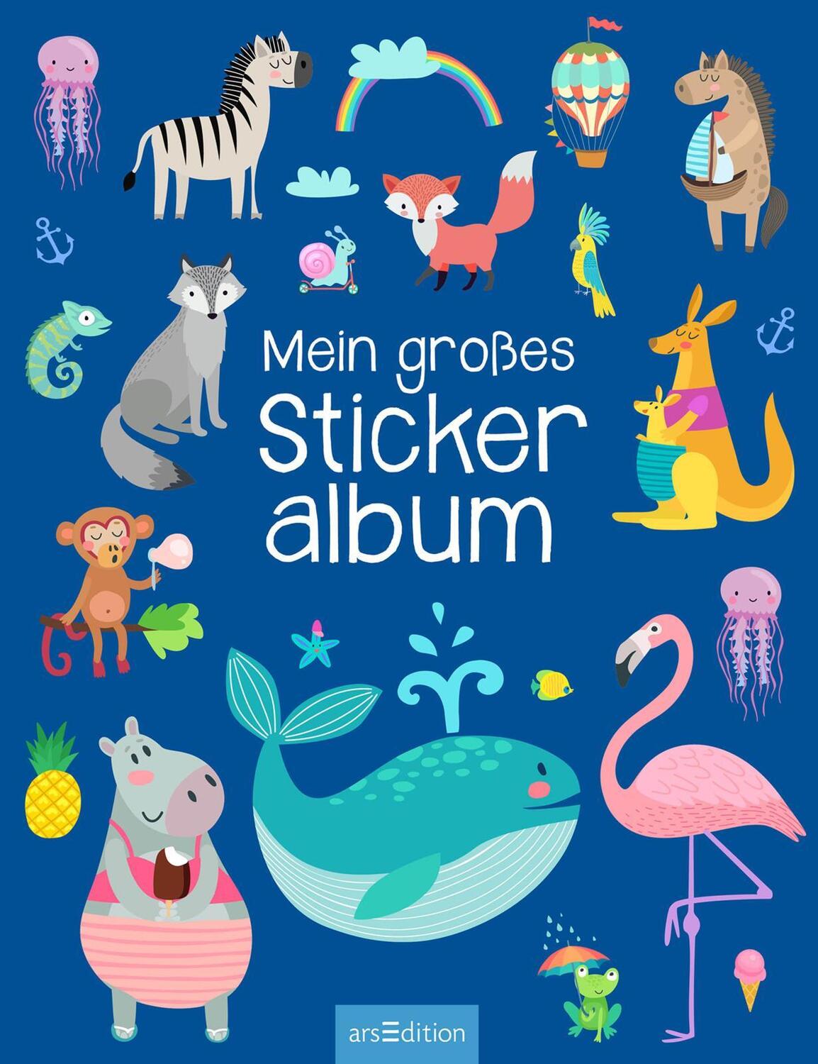 Bild: 4014489126805 | Mein großes Stickeralbum - Tiere | Stück | Softcover | 24 S. | Deutsch