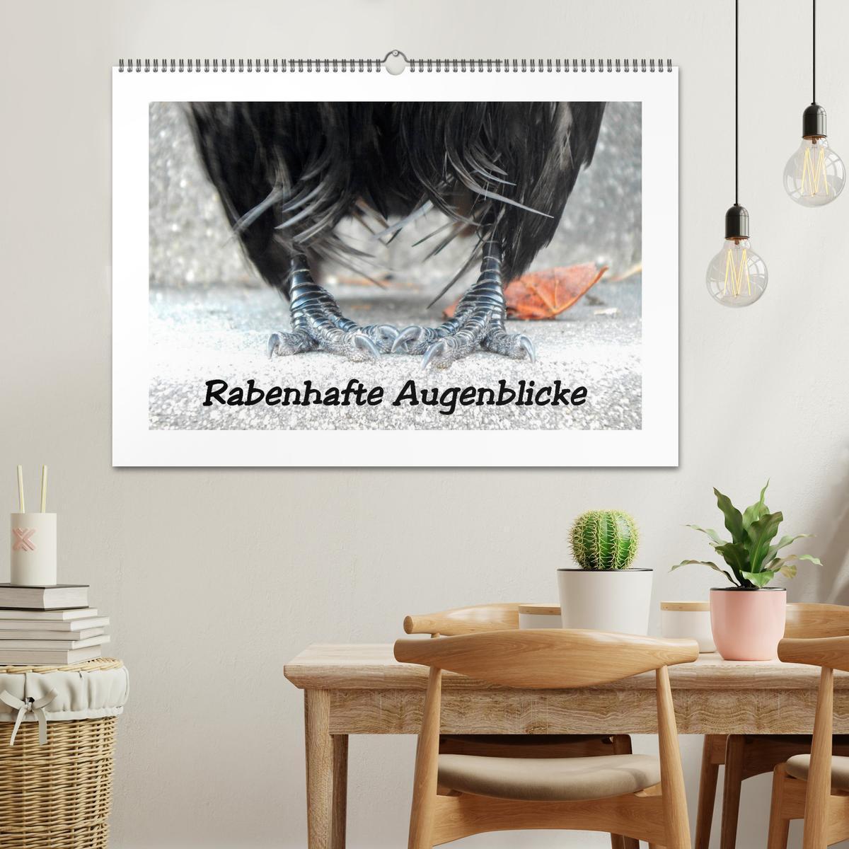 Bild: 9783435270408 | Rabenhafte Augenblicke (Wandkalender 2025 DIN A2 quer), CALVENDO...