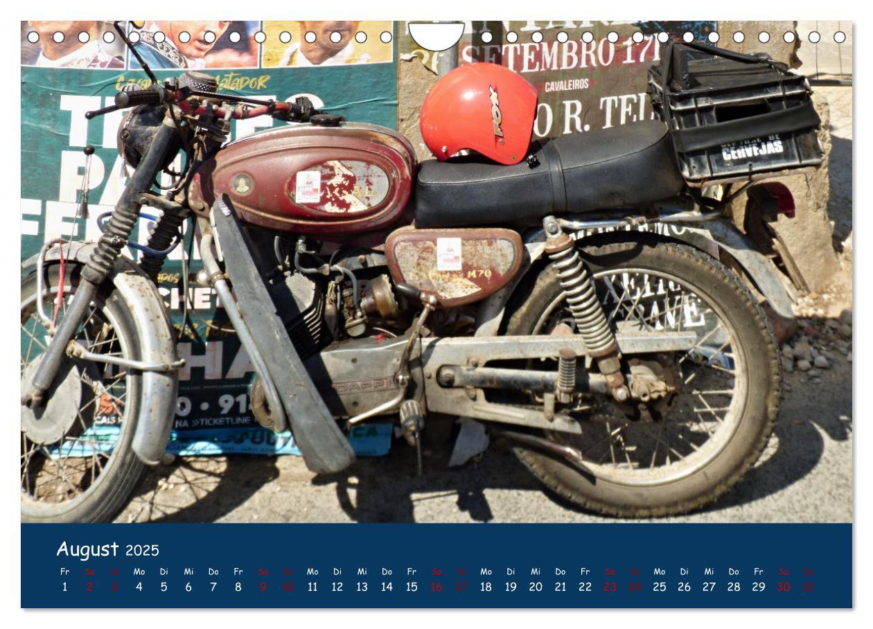 Bild: 9783435011032 | Vintage Mopeds (Wandkalender 2025 DIN A4 quer), CALVENDO...