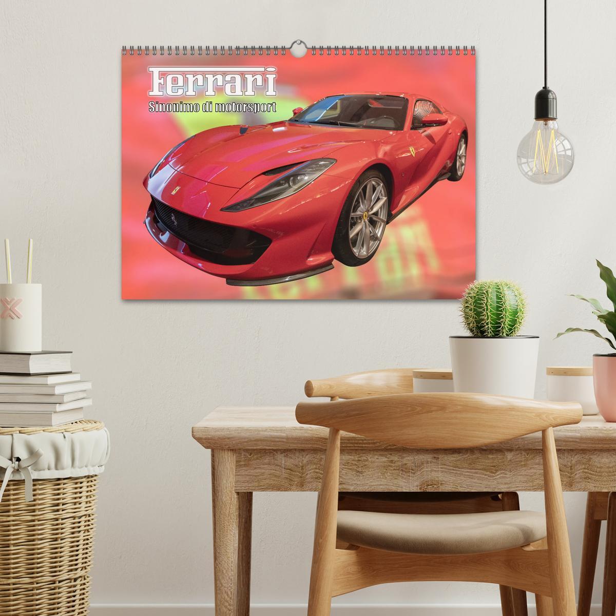 Bild: 9783383876820 | Ferrari - Synonym für Motorsport (Wandkalender 2025 DIN A3 quer),...