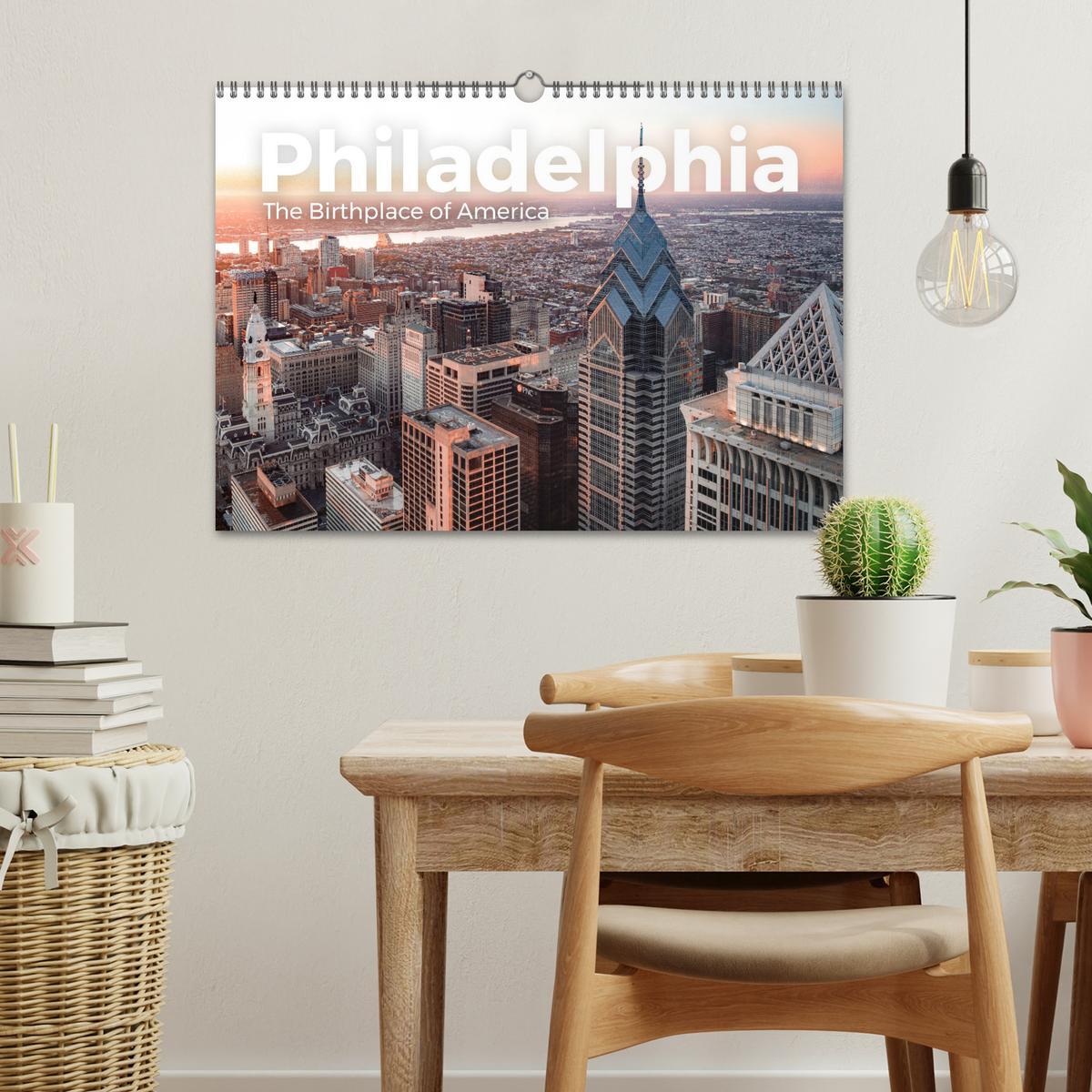 Bild: 9783435005574 | Philadelphia - The Birthplace of America (Wandkalender 2025 DIN A3...