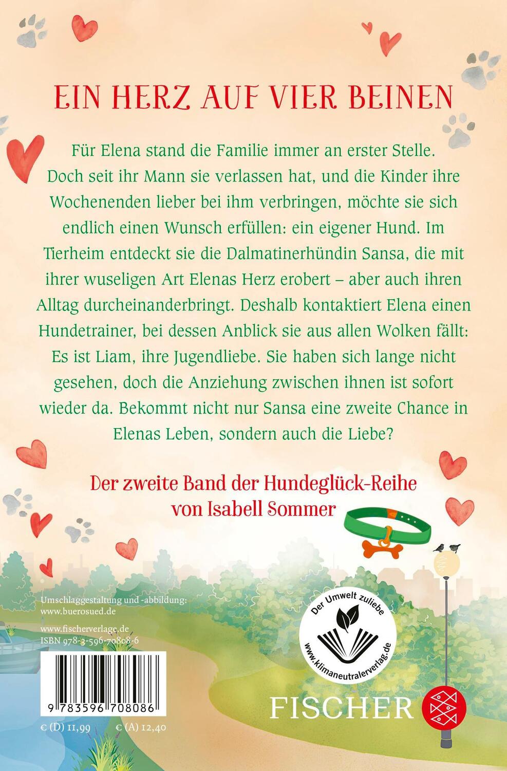 Rückseite: 9783596708086 | Sitz, Platz, Liebe | Isabell Sommer | Taschenbuch | Hundeglück-Reihe