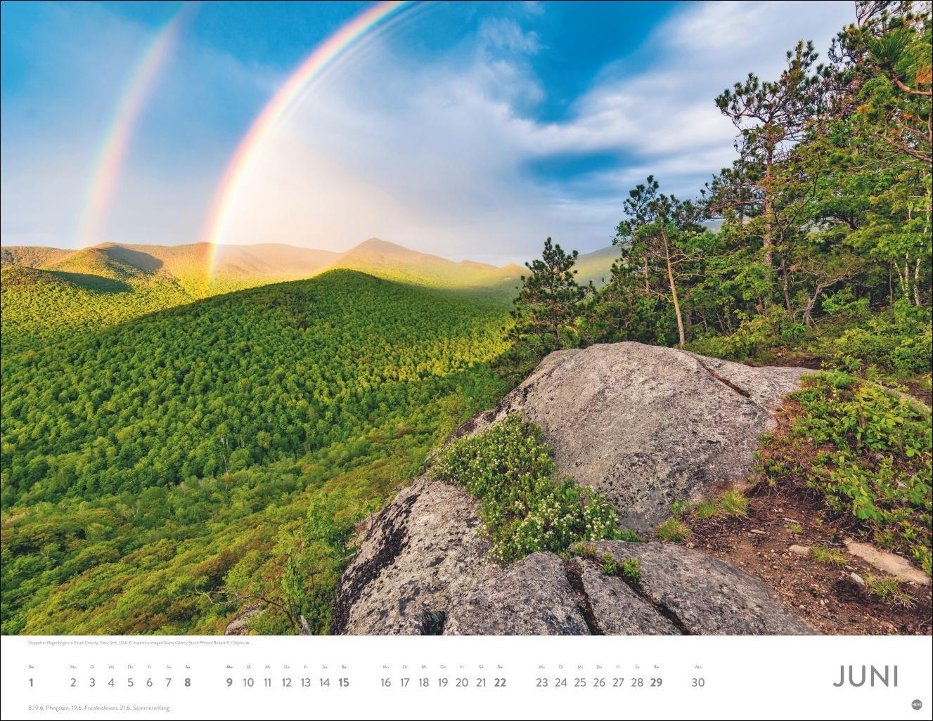 Bild: 9783756405138 | Regenbogen Posterkalender 2025 | Kalender | Spiralbindung | 14 S.