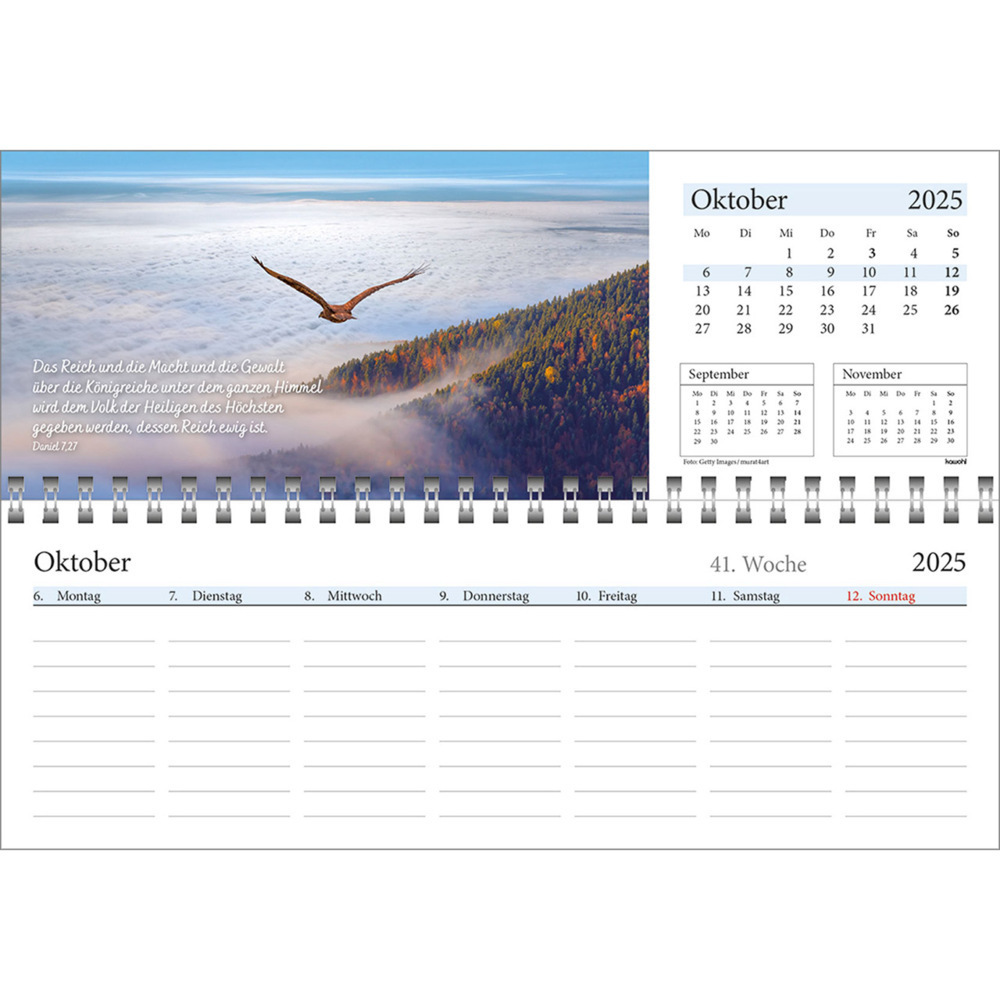 Bild: 9783754825457 | In deine Hand leg ich den Tag 2025 | Wochen-Tischkalender | Kalender