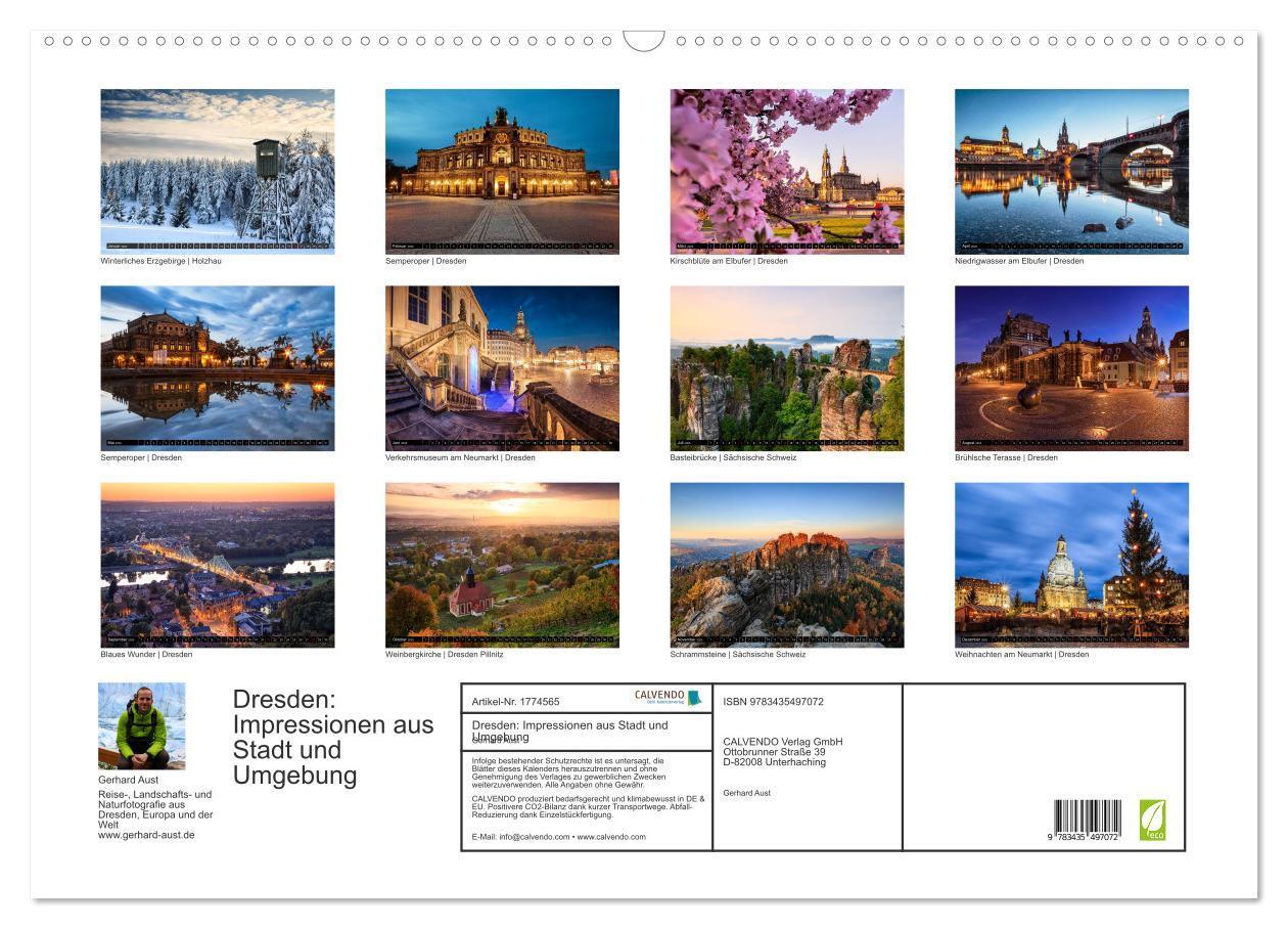 Bild: 9783435497072 | Dresden: Impressionen aus Stadt und Umgebung (Wandkalender 2025 DIN...