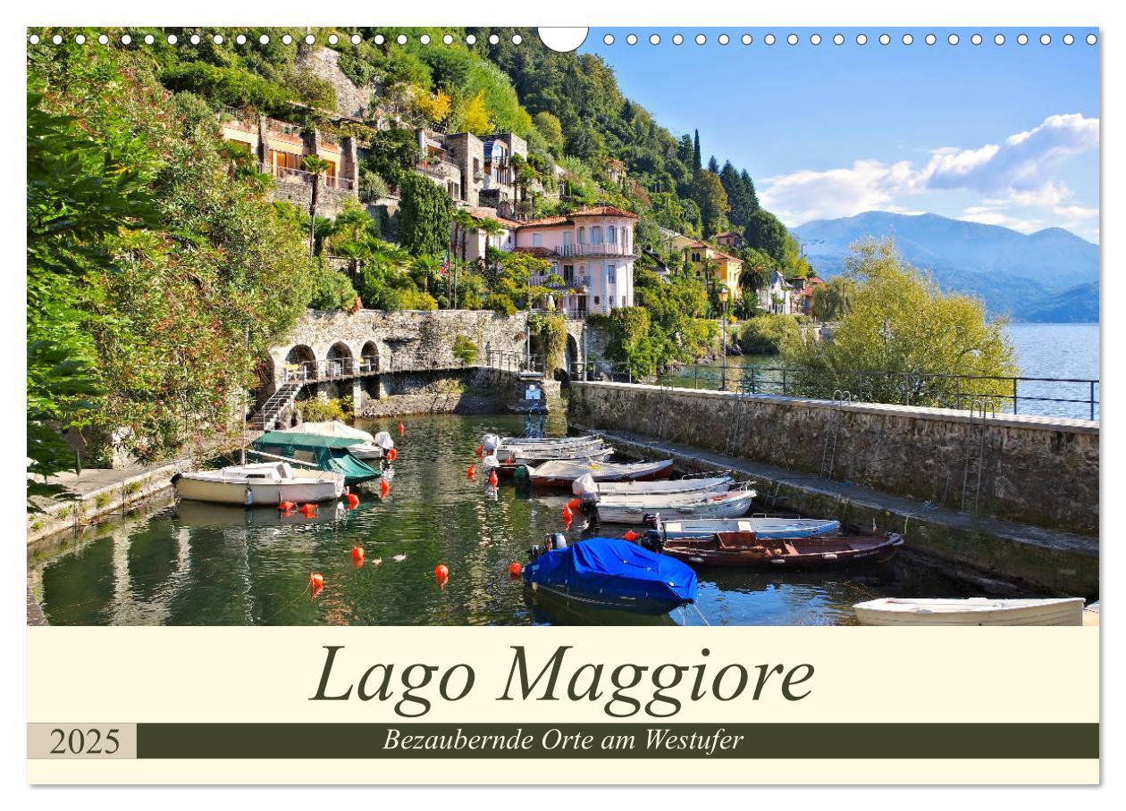 Cover: 9783435326983 | Lago Maggiore - Bezaubernde Orte am Westufer (Wandkalender 2025 DIN...