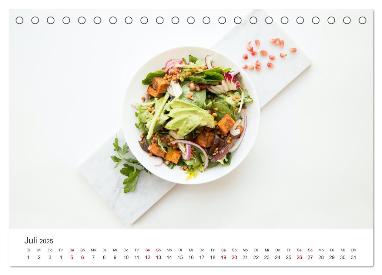 Bild: 9783383936203 | Vegan - Mmmh lecker! (Tischkalender 2025 DIN A5 quer), CALVENDO...