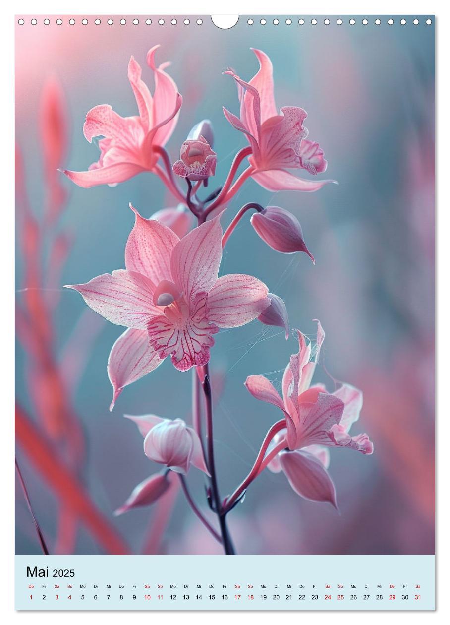 Bild: 9783383801334 | Orchideen Poesie (Wandkalender 2025 DIN A3 hoch), CALVENDO...