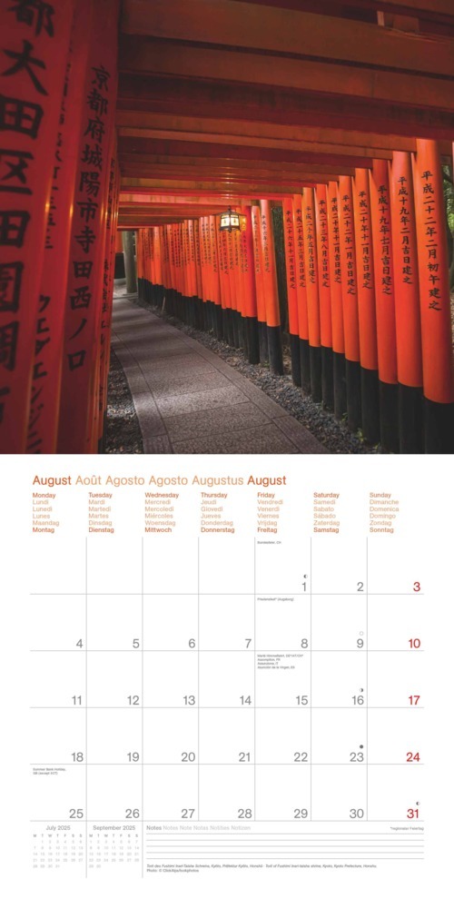 Bild: 4002725994080 | N NEUMANNVERLAGE - Japan 2025 Broschürenkalender, 30x30cm,...