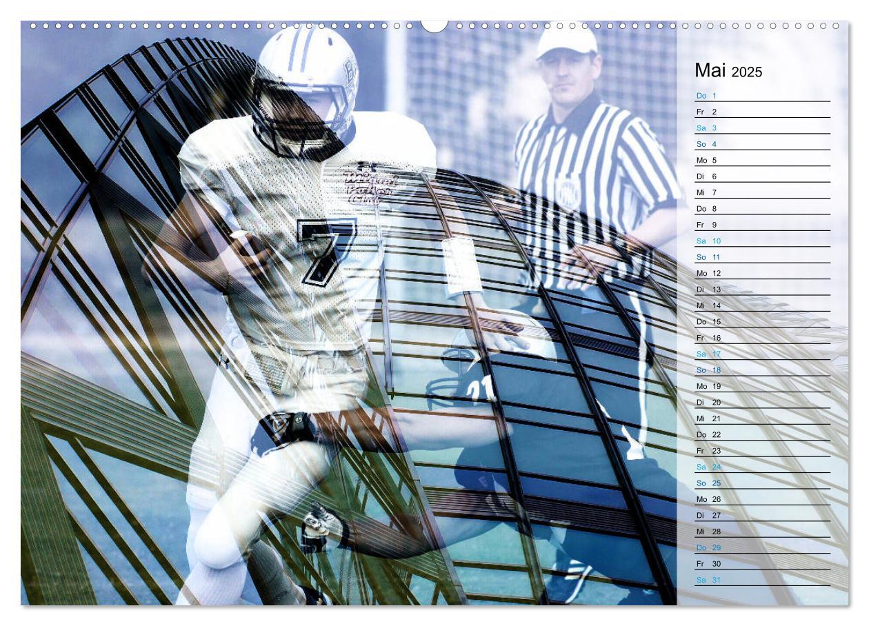 Bild: 9783435416363 | HEROES - American Football (Wandkalender 2025 DIN A2 quer),...