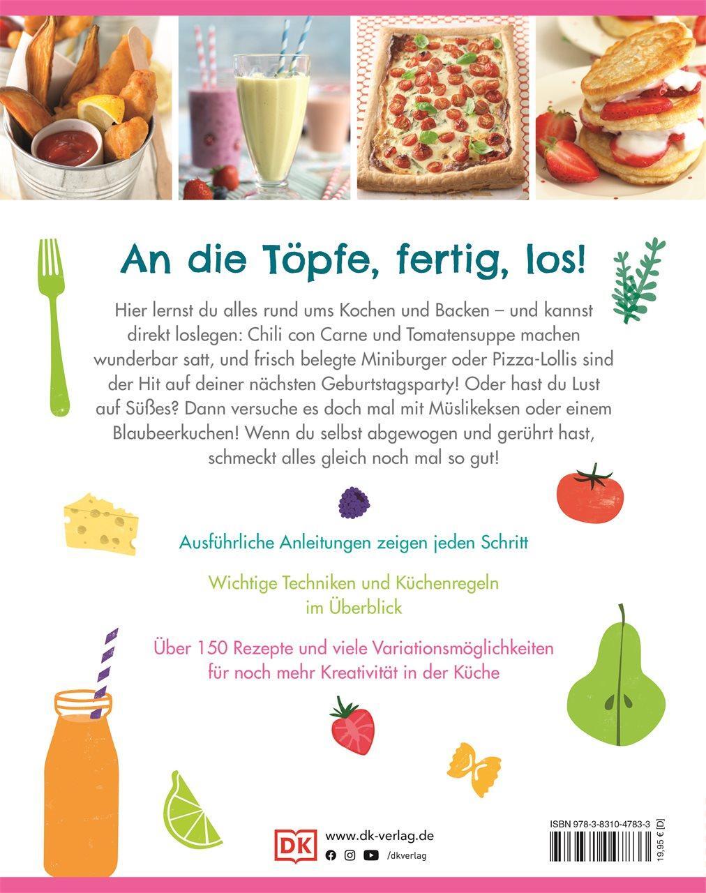 Rückseite: 9783831047833 | Die Kochschule für Kids | DK Verlag - Kids | Buch | 304 S. | Deutsch