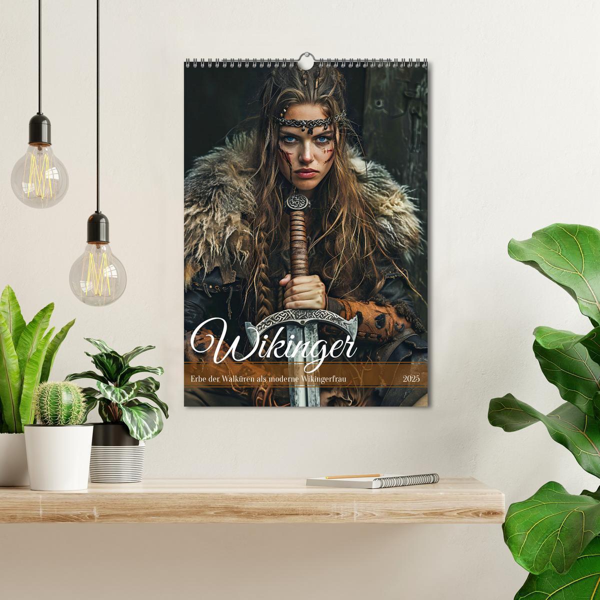 Bild: 9783383766923 | Wikinger - Erbe der Walküren als moderne Wikingerfrau (Wandkalender...