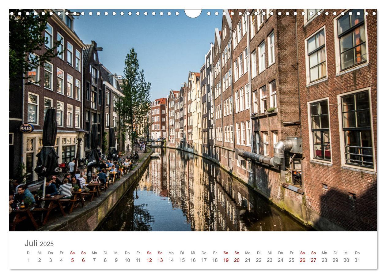 Bild: 9783435437528 | Amsterdam - Wasserstraßen und Grachten (Wandkalender 2025 DIN A3...