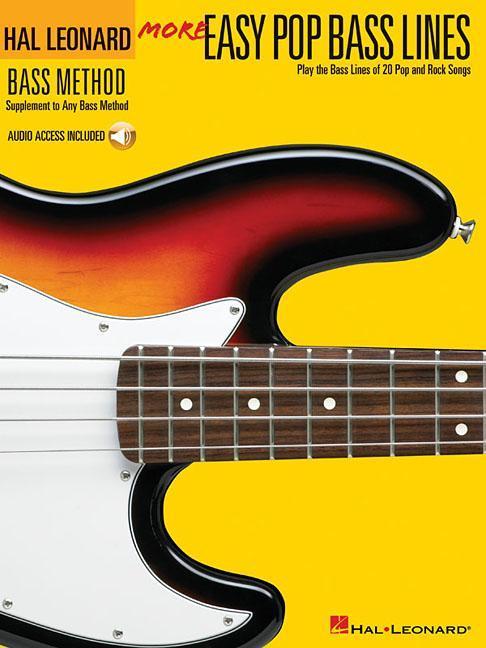 Cover: 9780634073526 | More Easy Pop Bass Lines Book/Online Audio | Hal Leonard Corp | Buch