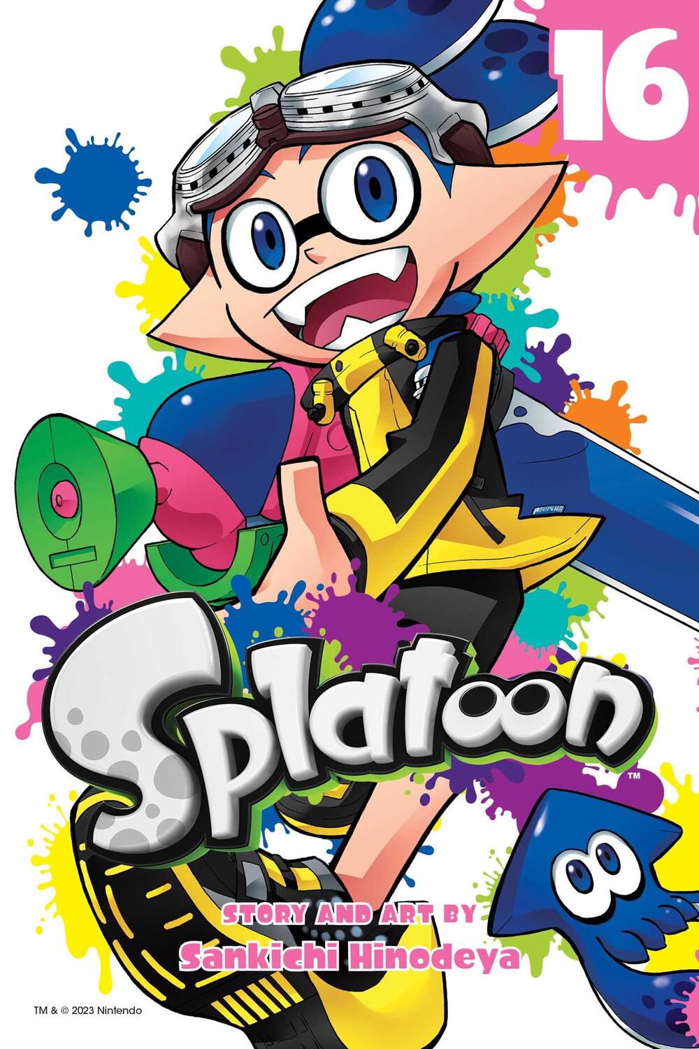 Cover: 9781974736003 | Splatoon, Vol. 16 | Sankichi Hinodeya | Taschenbuch | Splatoon | 2023