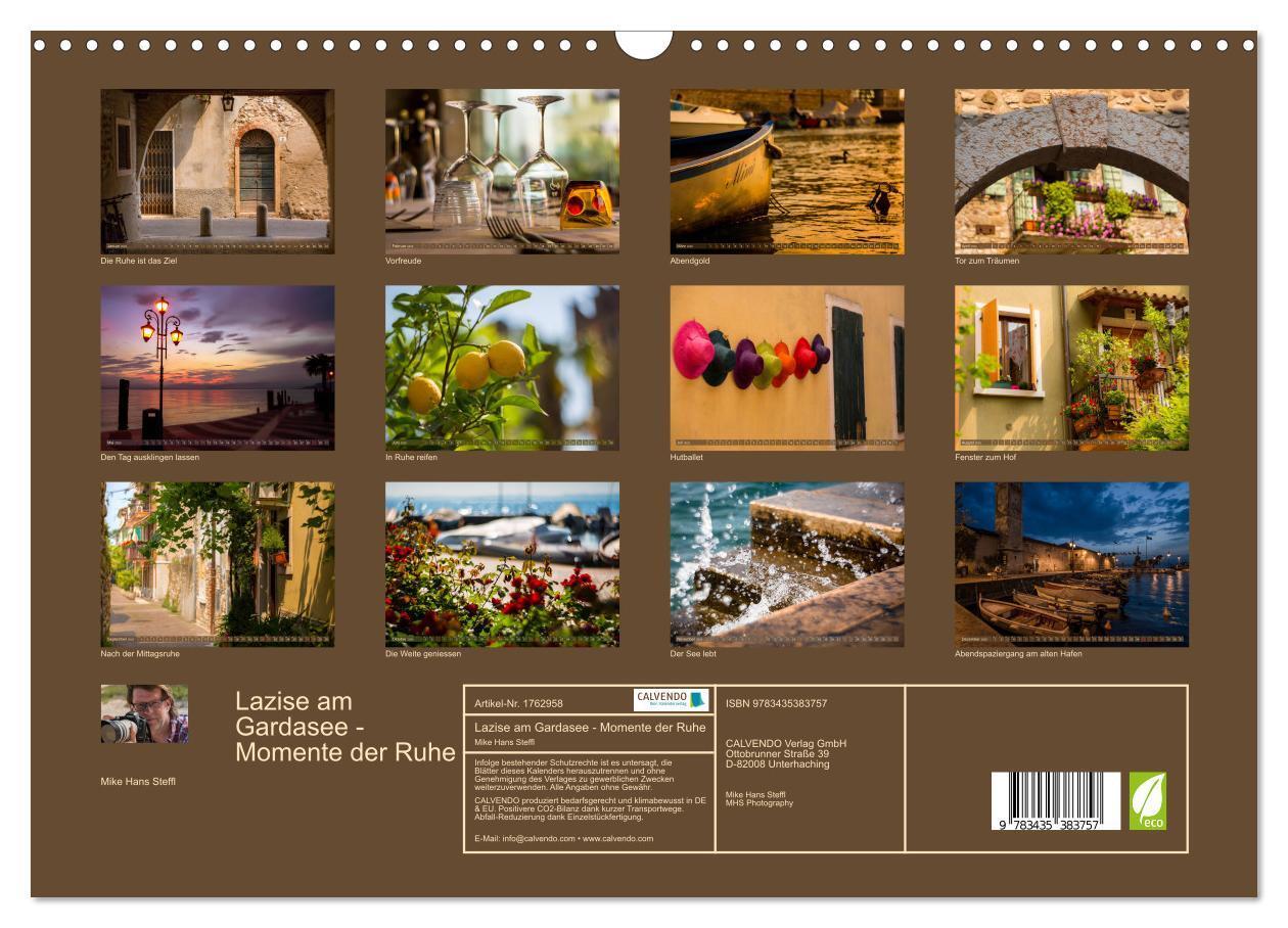 Bild: 9783435383757 | Lazise am Gardasee - Momente der Ruhe (Wandkalender 2025 DIN A3...