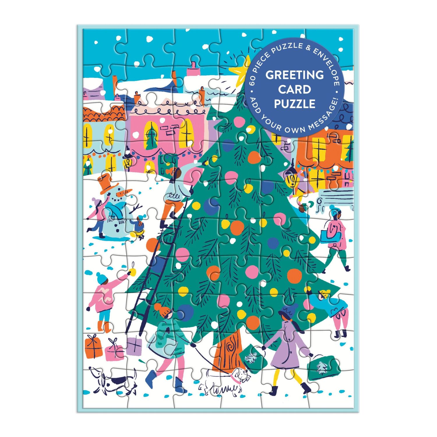 Cover: 9780735382749 | Merry &amp; Bright Greeting Card Puzzle | Louise Cunningham Starling