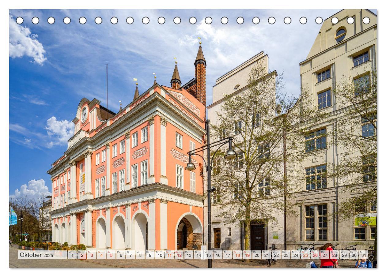 Bild: 9783435238644 | Rostock Impressionen (Tischkalender 2025 DIN A5 quer), CALVENDO...