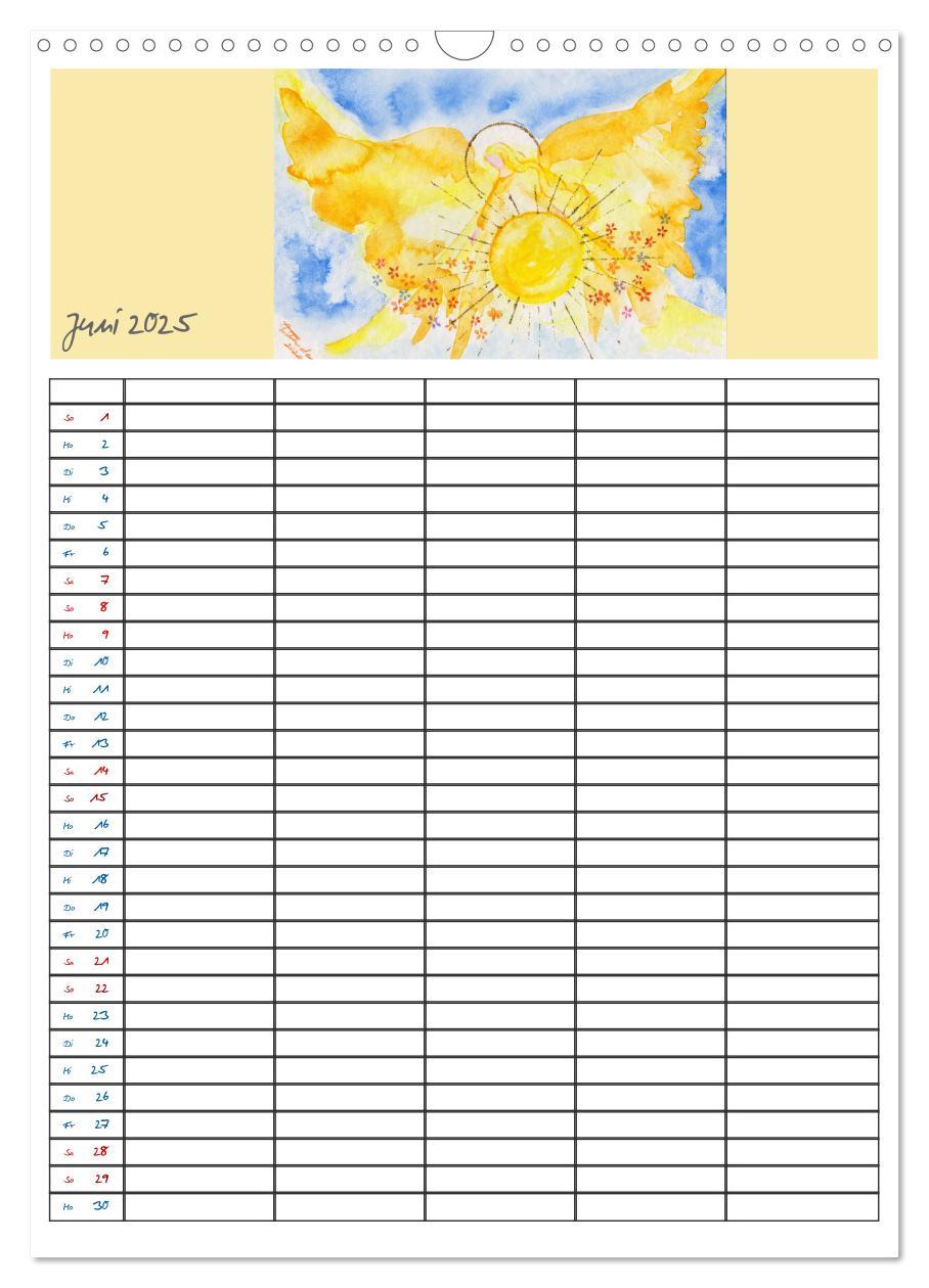 Bild: 9783435949298 | Engelhafter Familienplaner (Wandkalender 2025 DIN A3 hoch),...