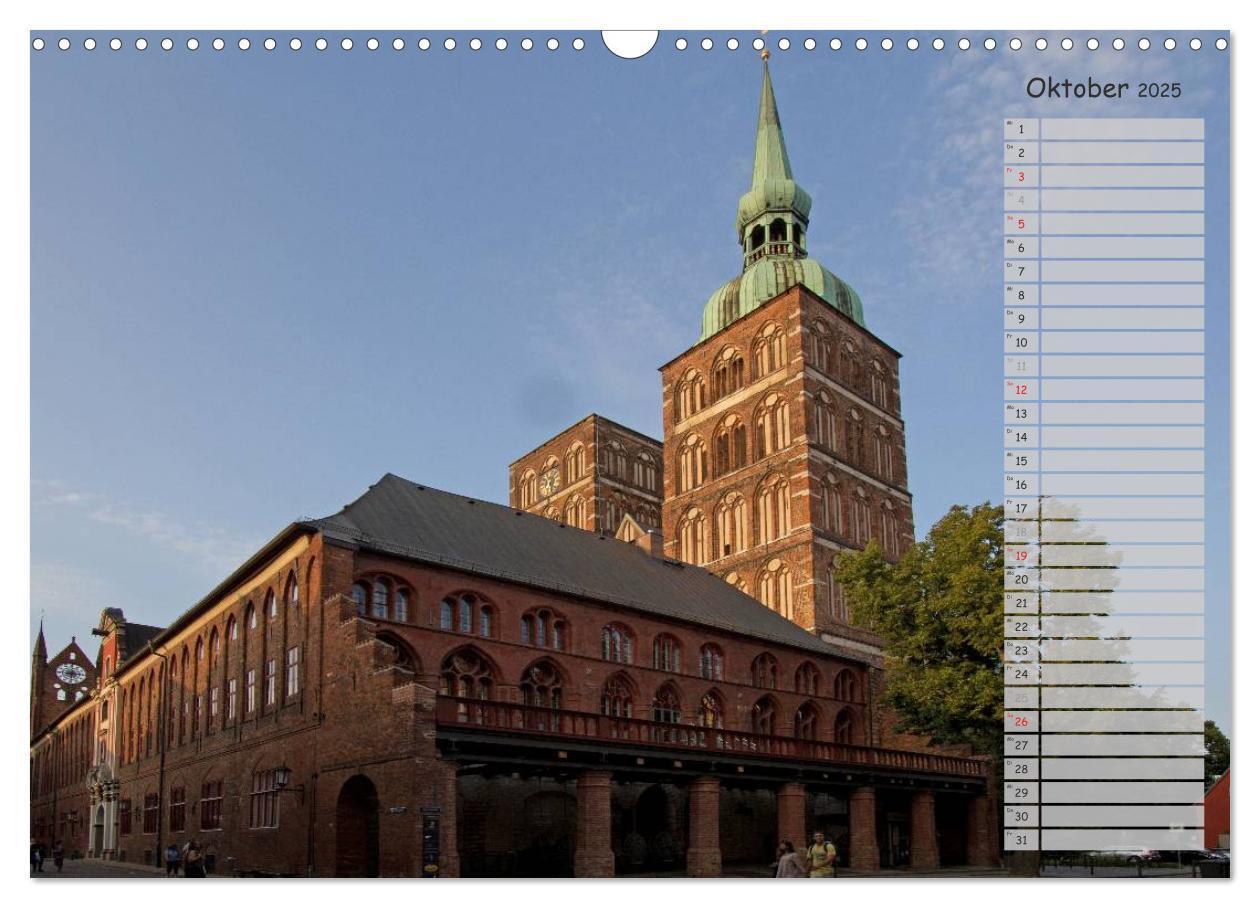 Bild: 9783435547708 | Stralsund. Das Tor zur Insel Rügen (Wandkalender 2025 DIN A3 quer),...