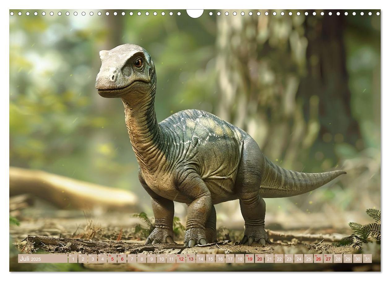 Bild: 9783383797347 | Dino-Babys (Wandkalender 2025 DIN A3 quer), CALVENDO Monatskalender