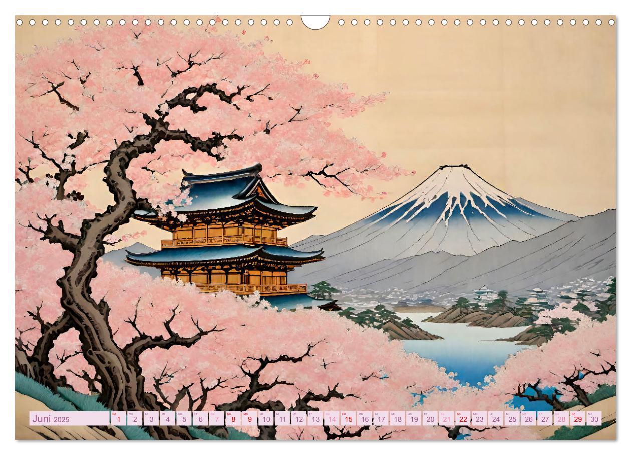 Bild: 9783383824982 | Hanami in Japan (Wandkalender 2025 DIN A3 quer), CALVENDO...