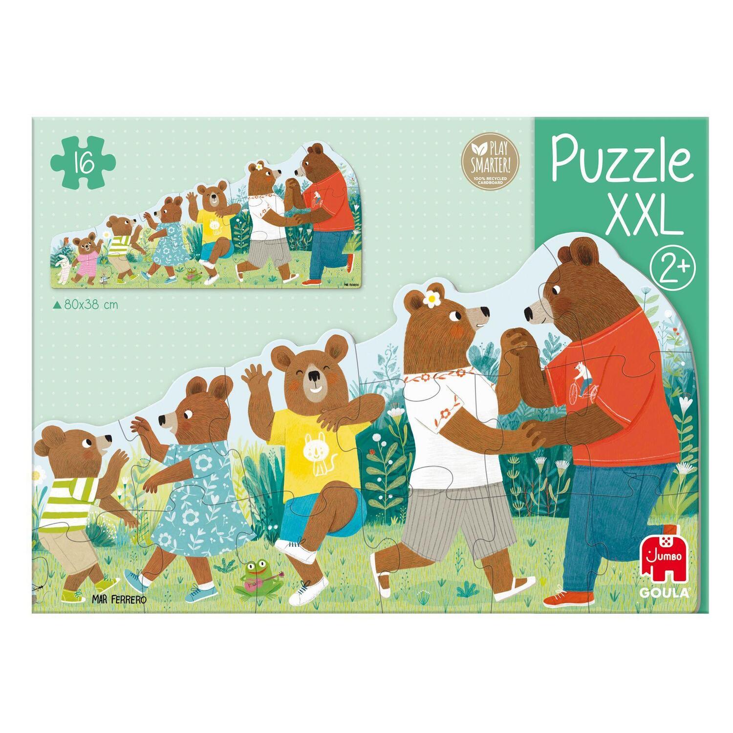 Bild: 8410446552667 | GOULA XXL-Puzzle Bärenfamilie | Spiel | Deutsch | 2022