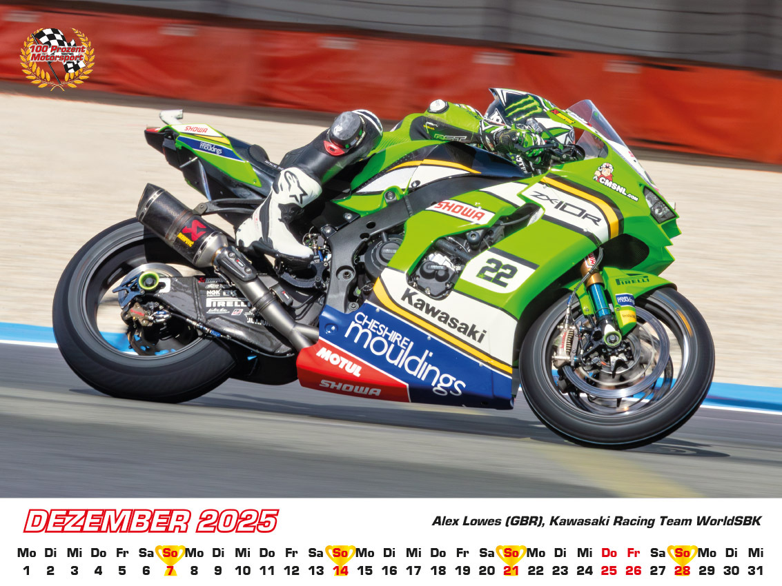 Bild: 9783948794699 | Superbike WM Kalender 2025 | Frank Pommer | Kalender | Deutsch | 2025