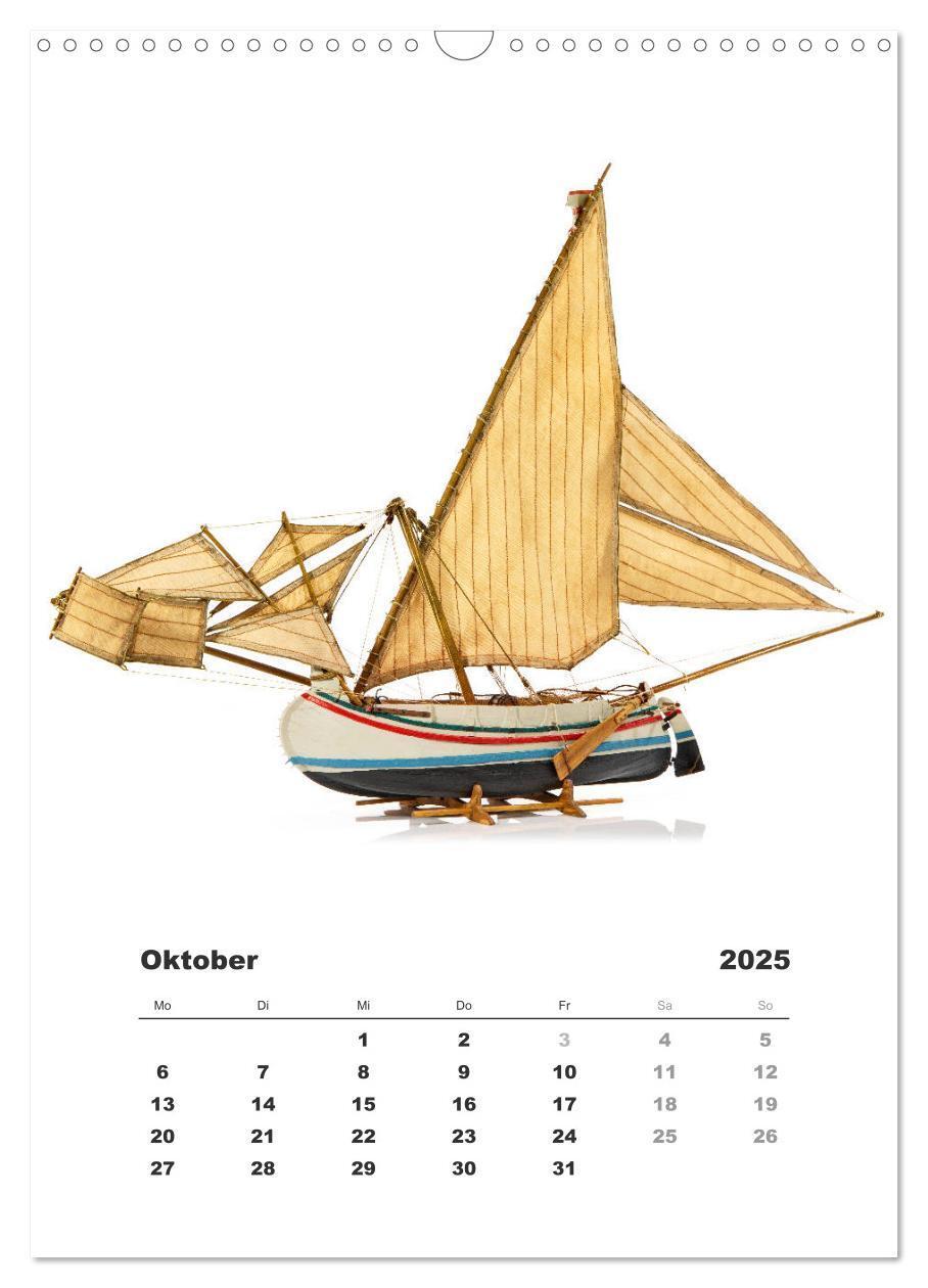 Bild: 9783435961580 | Historische Segelschiffe - Modellbau (Wandkalender 2025 DIN A3...